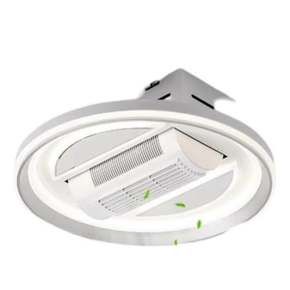 SHRI MAHAL ANTIQUES Luxury Bladeless Ceiling Fan with Integrated LED Lighting | Remote Control | Chandelier for Living Room Bed Room Hall Hotel
