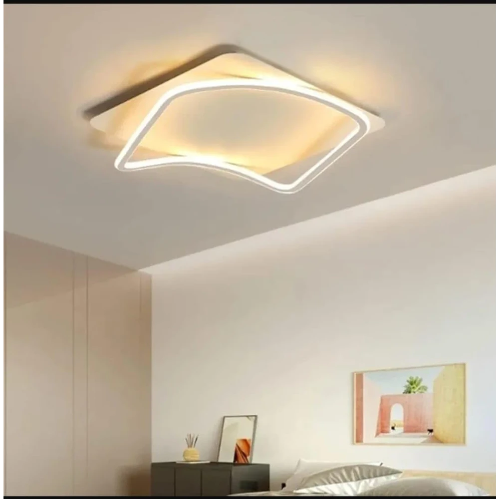 SHRI MAHAL ANTIQUES Decoration Ceiling Lamp Bedroom Lights Ins Ceiling Light Fixture Bedroom Room Dining Room Study Square LED Ceiling Chandelier