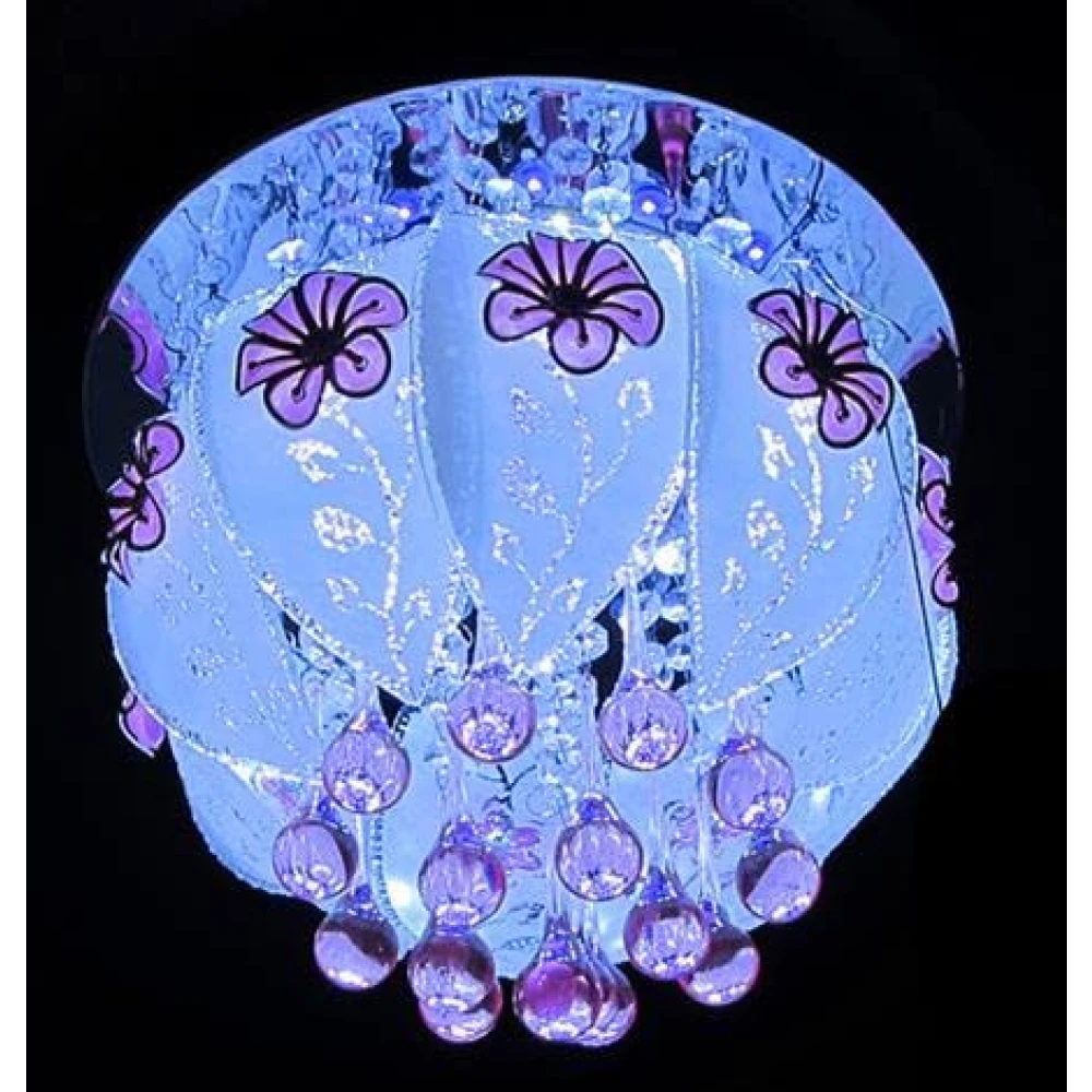 SHRI MAHAL ANTIQUES® 300 MM LED Chandelier Light