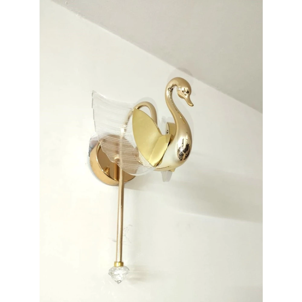 SHRI MAHAL ANTIQUES Decorative LED Wallchiere Wall Lamp with Bulb