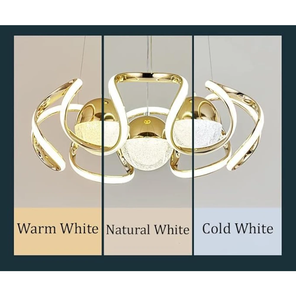 SHRI MAHAL ANTIQUES ®- 148 Watt Larissa French Gold Chandelier for Living Room Modern, Hall,(Warm White, Cold White, Natural White)