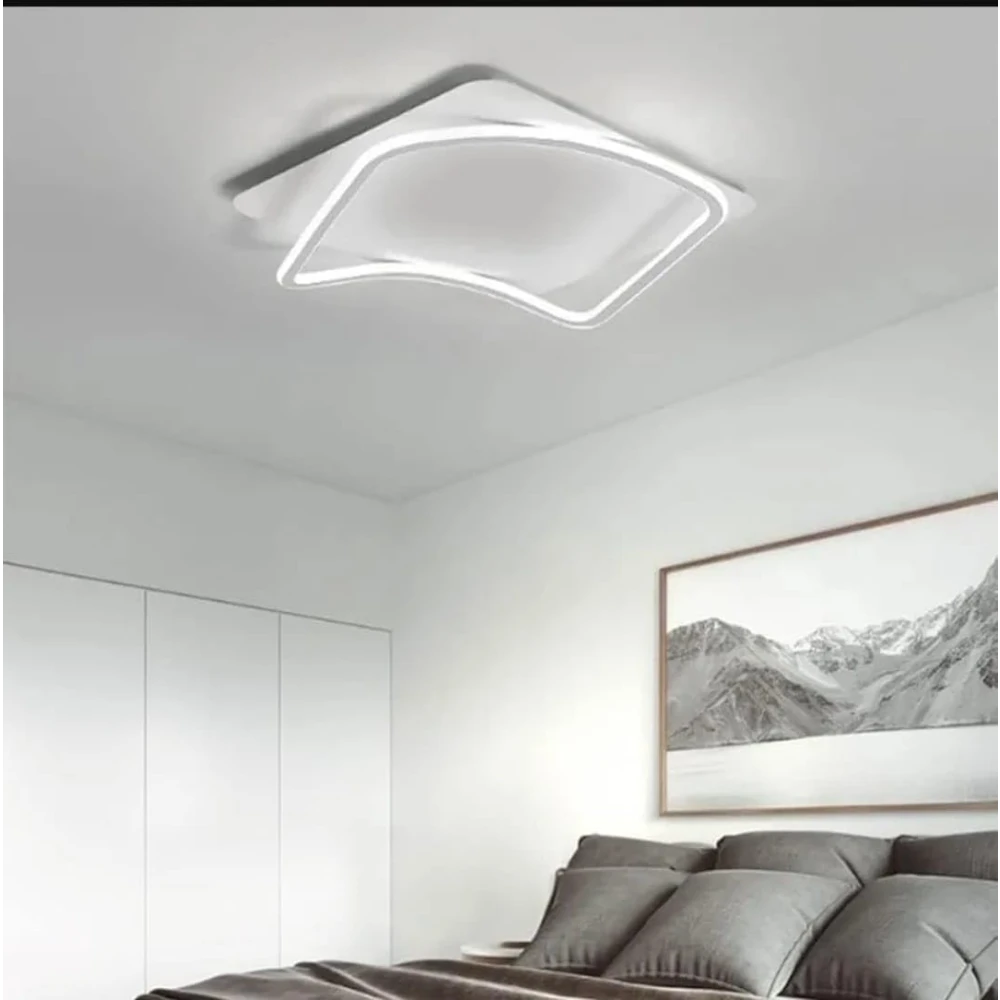 SHRI MAHAL ANTIQUES Decoration Ceiling Lamp Bedroom Lights Ins Ceiling Light Fixture Bedroom Room Dining Room Study Square LED Ceiling Chandelier