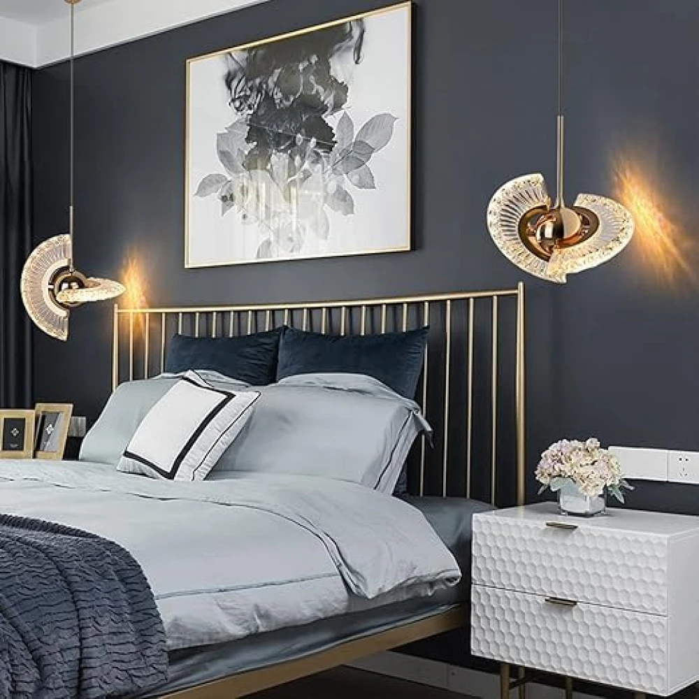 SHRI MAHAL ANTIQUES Exclusive Rotatable Hanging Light Suitable for Bedroom, Living Room-AC, Acrylic