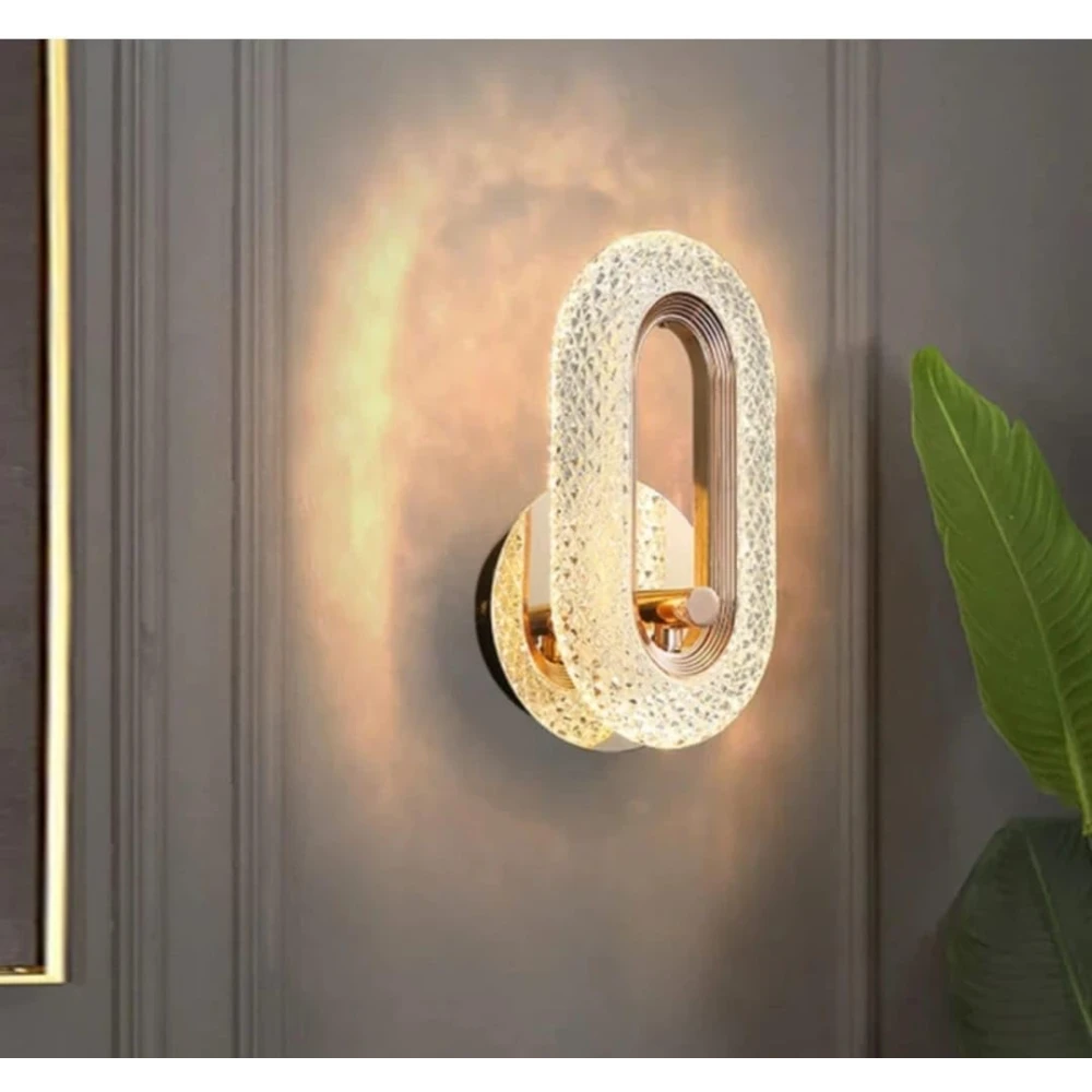 SHRI MAHAL ANTIQUES Wall Lamp Light, Modern Wall Lamp, Wall Mount Light, Interior Wall Light for Bedroom Living Room Drawing Room, Home Decor Items (Design 04)