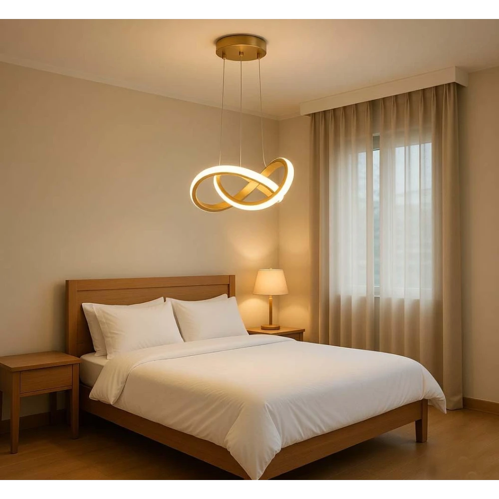 SHRI MAHAL ANTIQUES LED Acrylic Chandelier Light for Living Room Bed Room Hall Hotel Restaurant etc