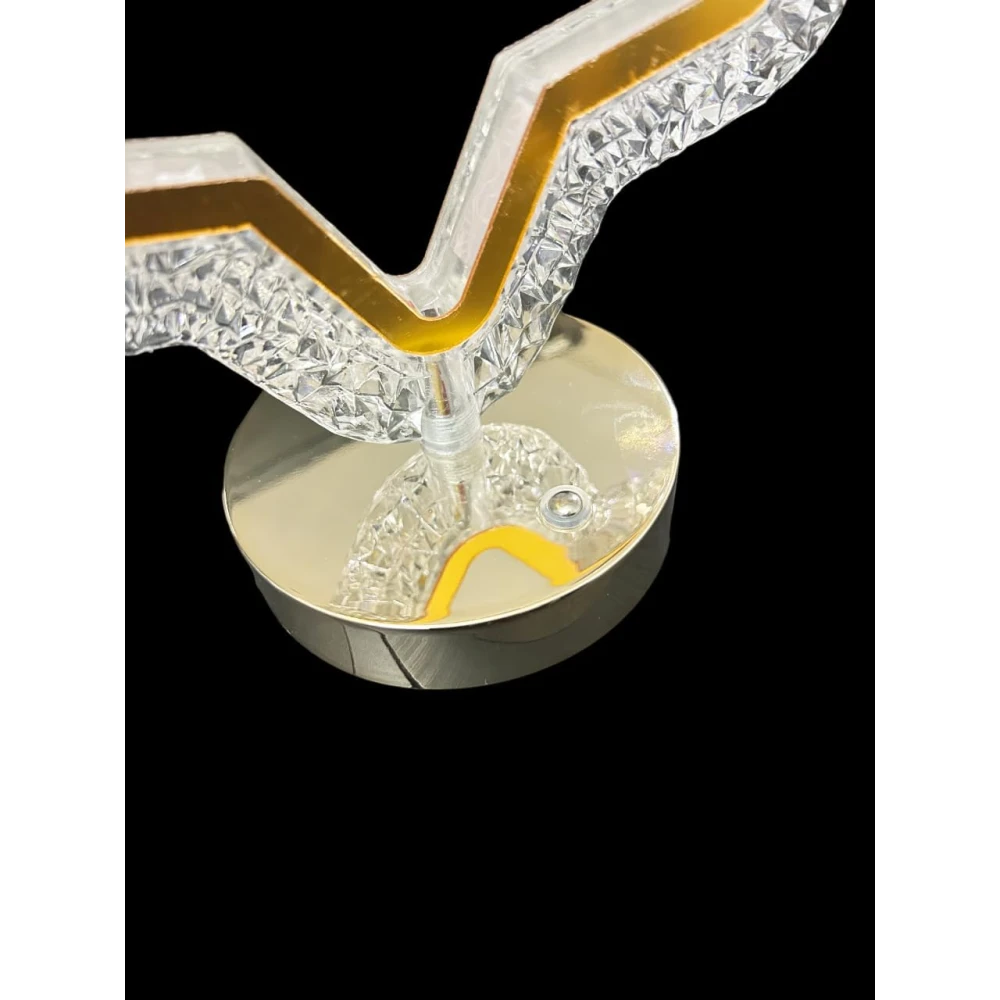 LED Touch Rechargeable Crystal Table Lamp Color Change Bedside Night Light USB Charging (Style 1) BZ_PA_WL 7026
