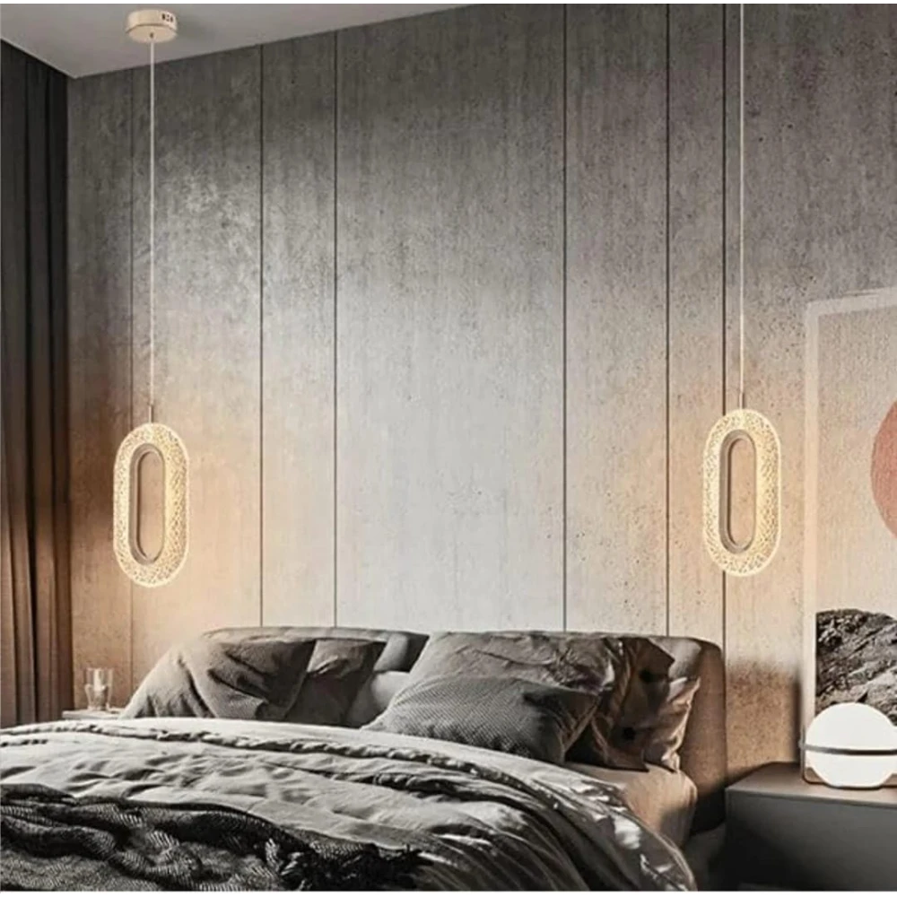 PRMOAGEN Oval Shape Modern Style Led Glossy Crystal Gold Creative Led Pendant Lamp/Hanging Lamp/Ceiling Light Pack of 1 Warm White