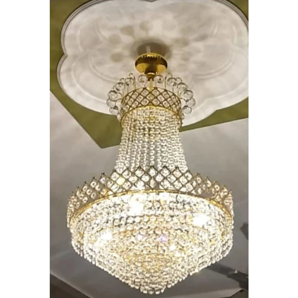 SHRI MAHAL ANTIQUES Super Fancy Crystal Jumar Light for Living Room Bed Room Hall