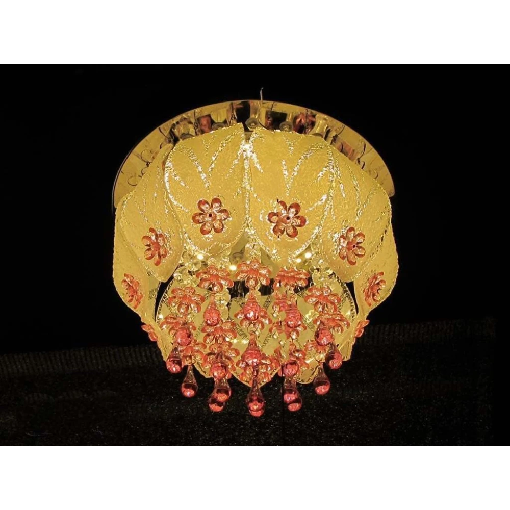 SHRI MAHAL ANTIQUES® 300 MM LED Chandelier Light Chandelier Ceiling Lamp