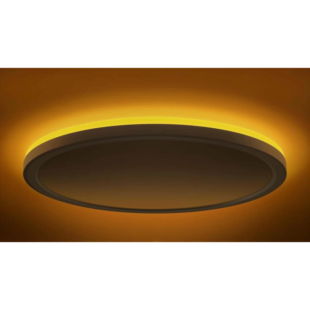 PRMOAGEN LED Ceiling Light Dimmable 24 W 2800 LM, Ceiling Light with Remote Control, 1800 K Dimmable Night Light, 3000 K - 6500 K Bedroom Lamp for Bedroom, Children's Room, Living Room, Bathroom