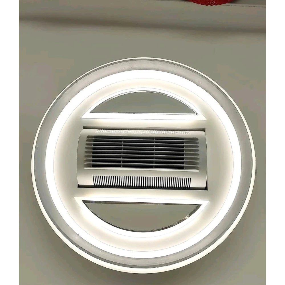 SHRI MAHAL ANTIQUES Luxury Bladeless Ceiling Fan with Integrated LED Lighting | Remote Control | Chandelier for Living Room Bed Room Hall Hotel