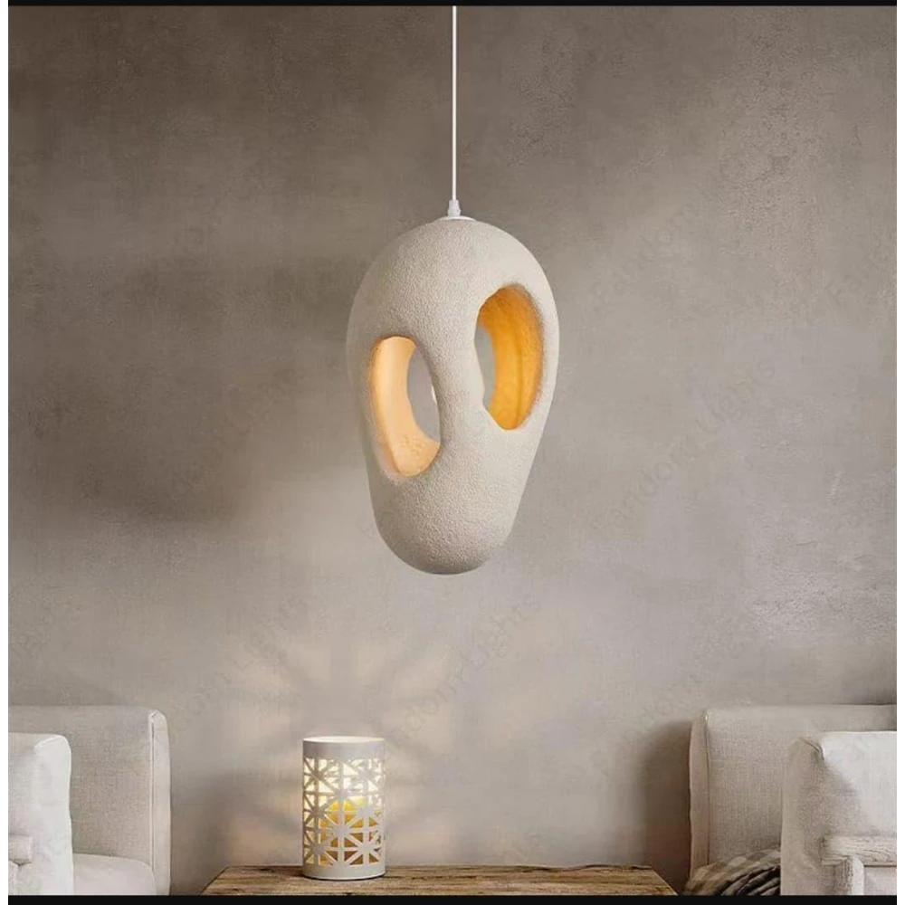 SHRI MAHAL ANTIQUES White Earthly Wabi Sabi Chandelier for Living Room Bed Room Hall Hotel Restaurant