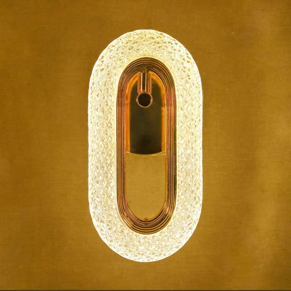 SHRI MAHAL ANTIQUES Wall Lamp Light, Modern Wall Lamp, Wall Mount Light, Interior Wall Light for Bedroom Living Room Drawing Room, Home Decor Items (Design 04)