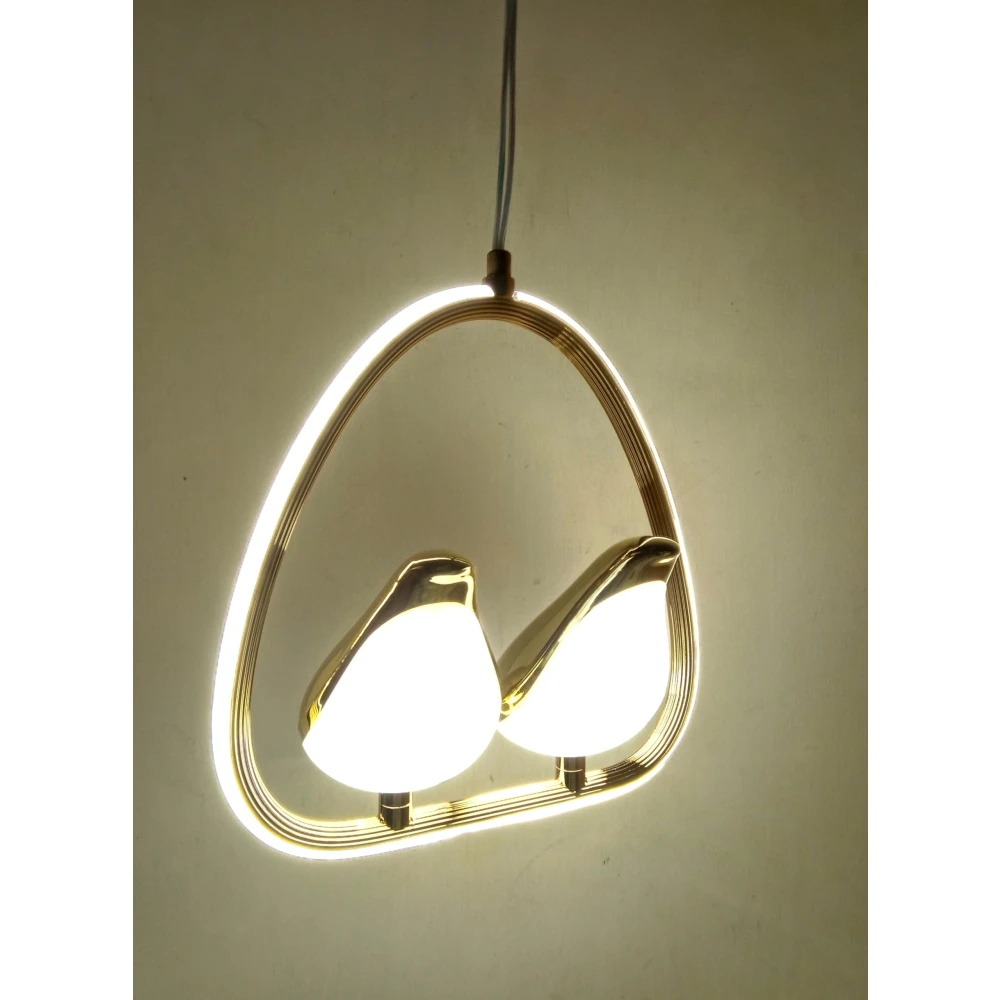 SHRI MAHAL ANTIQUES LED Double Step Bird Hanging Light for Living Room Bed Room Hall Hotel Restaurant