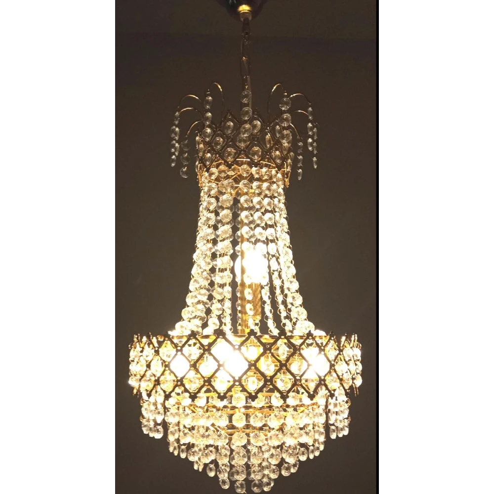 SHRI MAHAL ANTIQUES Crystal Chanelier Light for Living Room Bed Room Hall