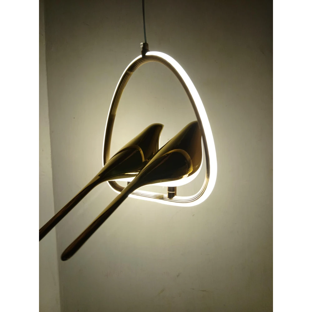 SHRI MAHAL ANTIQUES LED Double Step Bird Hanging Light for Living Room Bed Room Hall Hotel Restaurant