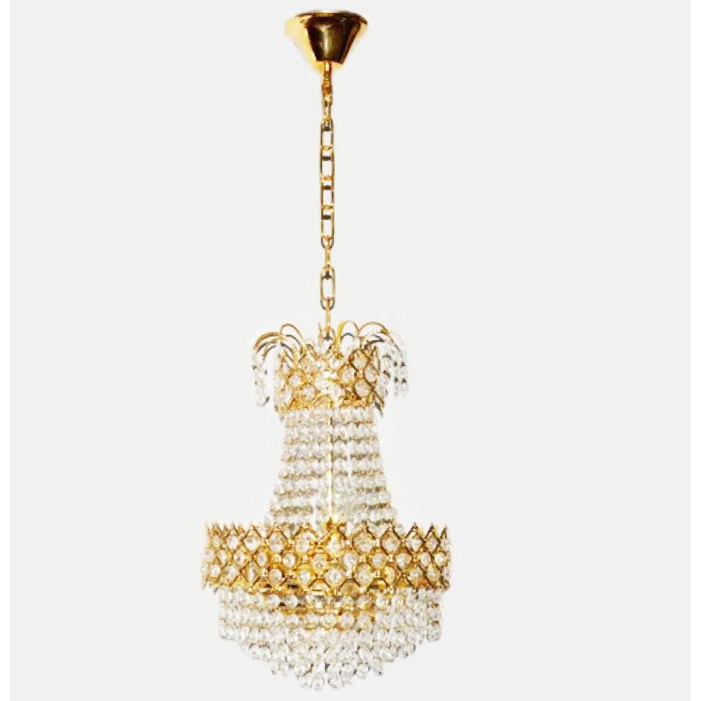 PRMOAGEN® Ceiling Lamp jHHOMAR Chandelier Chandelier Ceiling Lamp Glass Crystal Big Size Jhhomar Lamp Ceiling Light for Living Room/Hall/Bed Room etc. Chandelier Ceiling