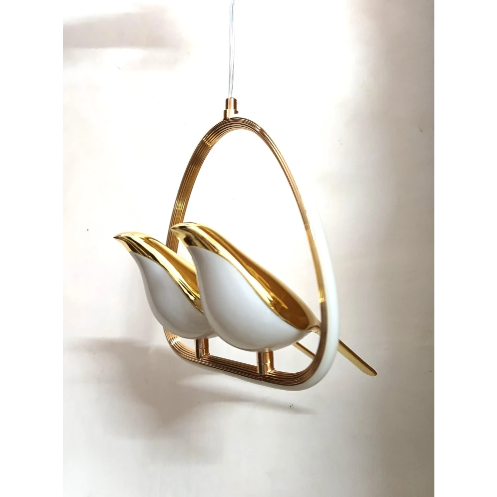 SHRI MAHAL ANTIQUES LED Double Step Bird Hanging Light for Living Room Bed Room Hall Hotel Restaurant