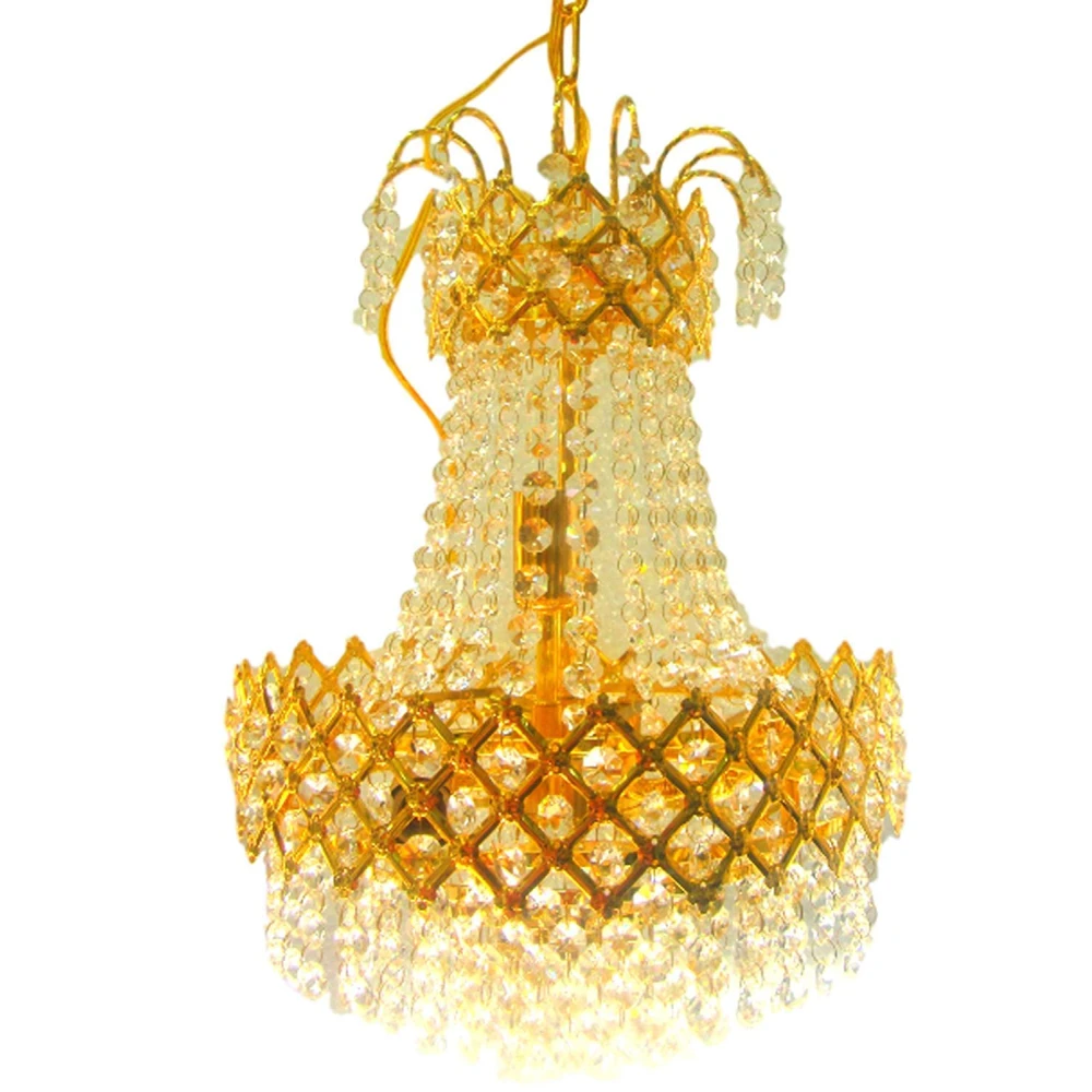 SHRI MAHAL ANTIQUES New Fancy Modern Ceiling Lamp for Living Room, Office,Bedroom Lamp Chandelier Ceiling Lamp (Gold, Clear)
