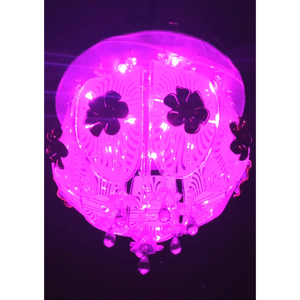 SHRI MAHAL ANTIQUES 300 MM LED Chandelier Light Chandelier Ceiling Lamp