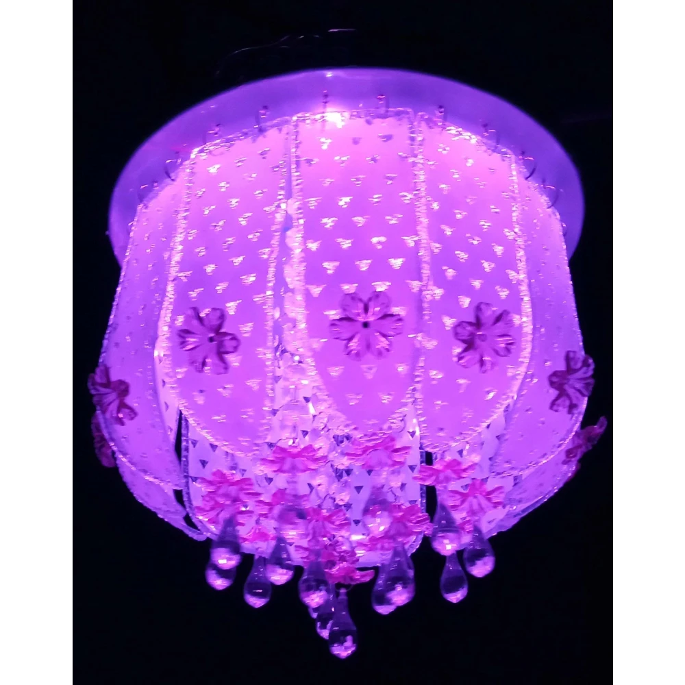 SHRI MAHAL ANTIQUES® 300 MM LED Chandelier Ceiling Lamp