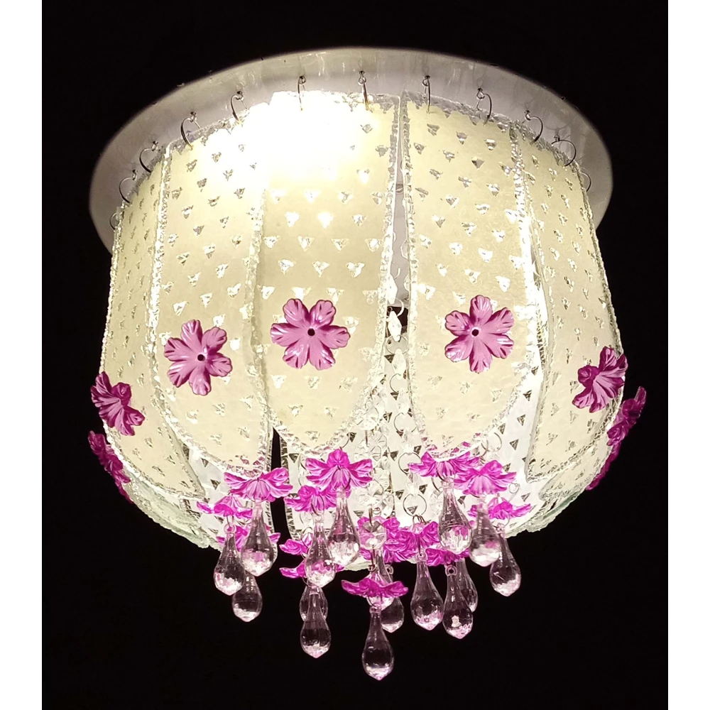 SHRI MAHAL ANTIQUES® 300 MM LED Chandelier Ceiling Lamp