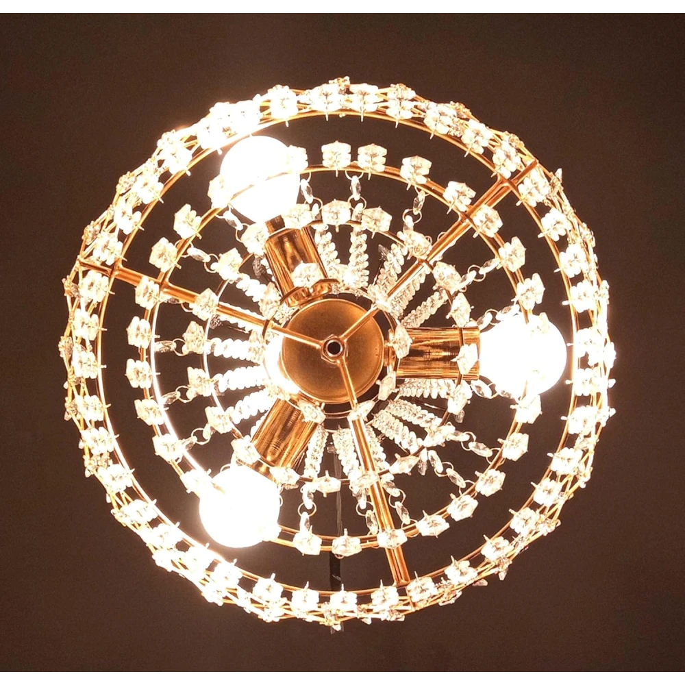 SHRI MAHAL ANTIQUES Crystal Chanelier Light for Living Room Bed Room Hall
