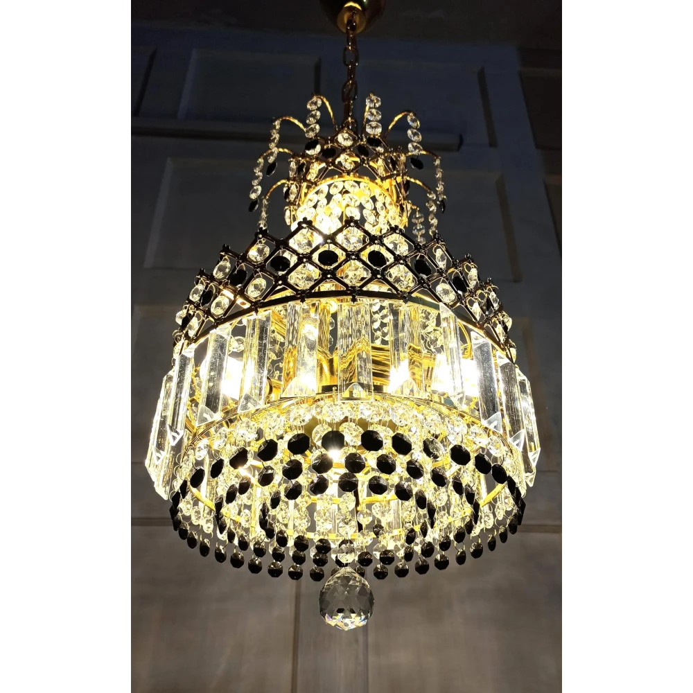 LED Crystal Big Size Jhumar Ceiling Light For Living Room/Hall/Bed Room