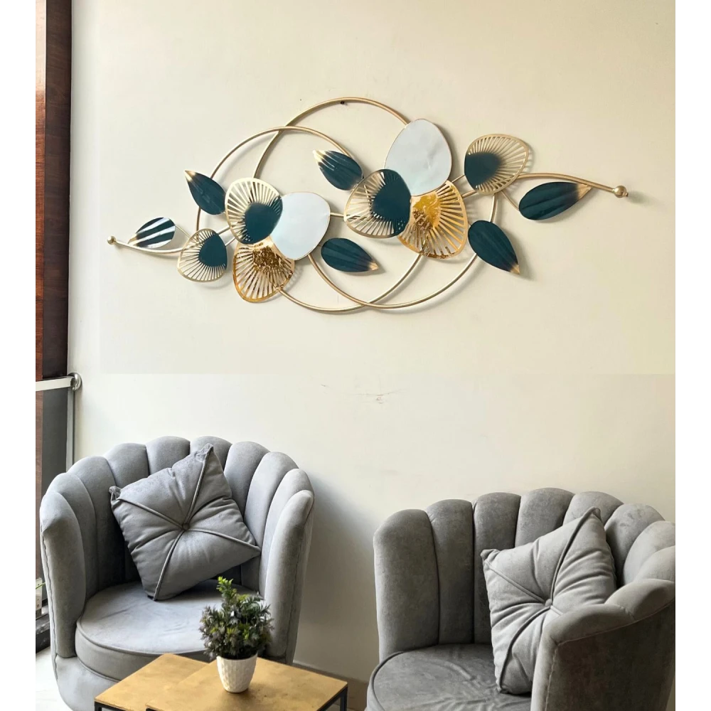 Metal Leaves Wall Hanging Wall Decor Metal Wall Art for home decoration Living