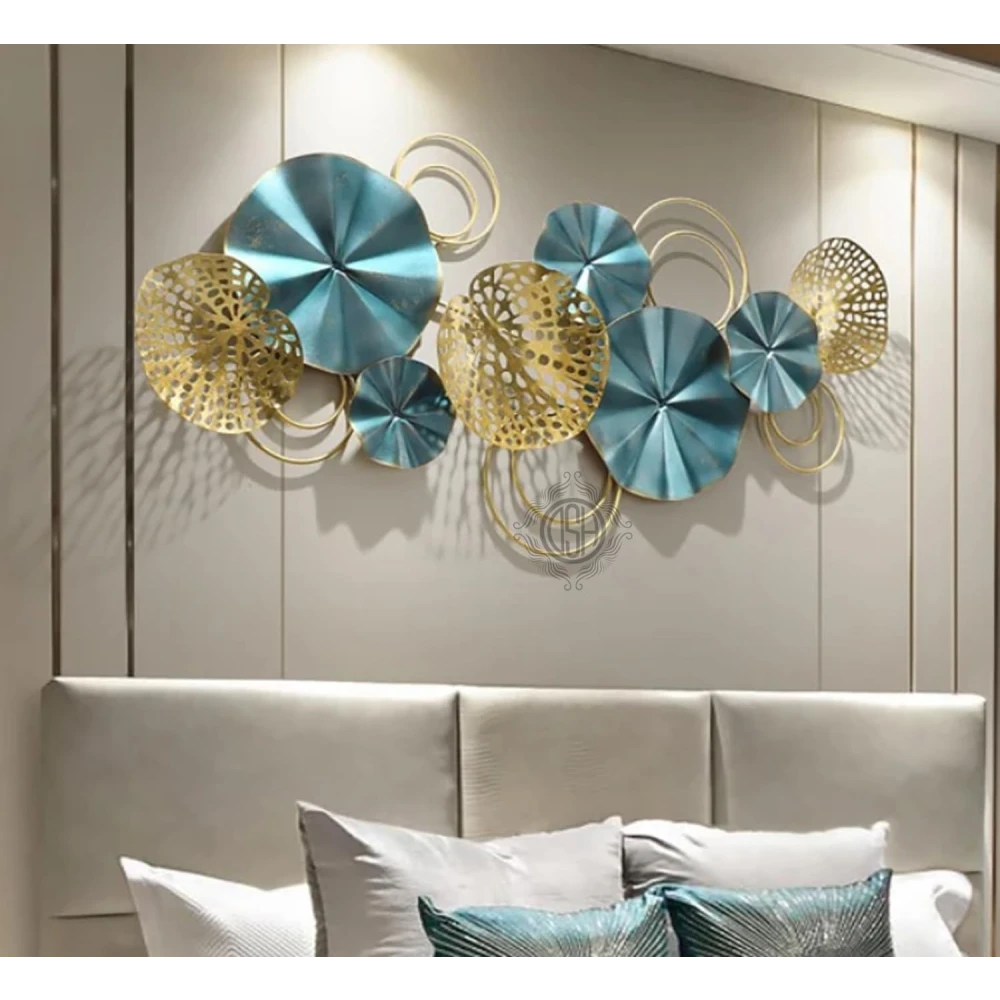Metal Wall Decor (47X20) Handcrafted Wall Mounted Hanging Sculpture