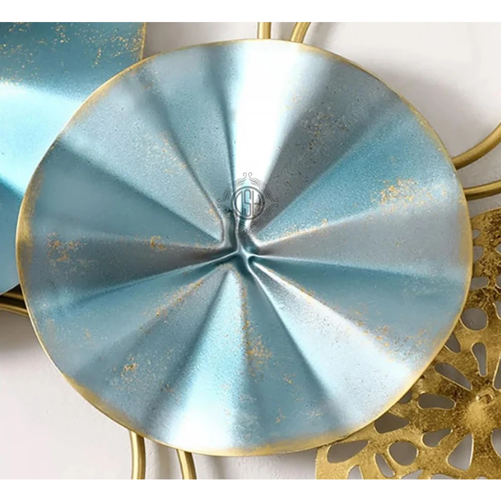 Metal Wall Decor (47X20) Handcrafted Wall Mounted Hanging Sculpture