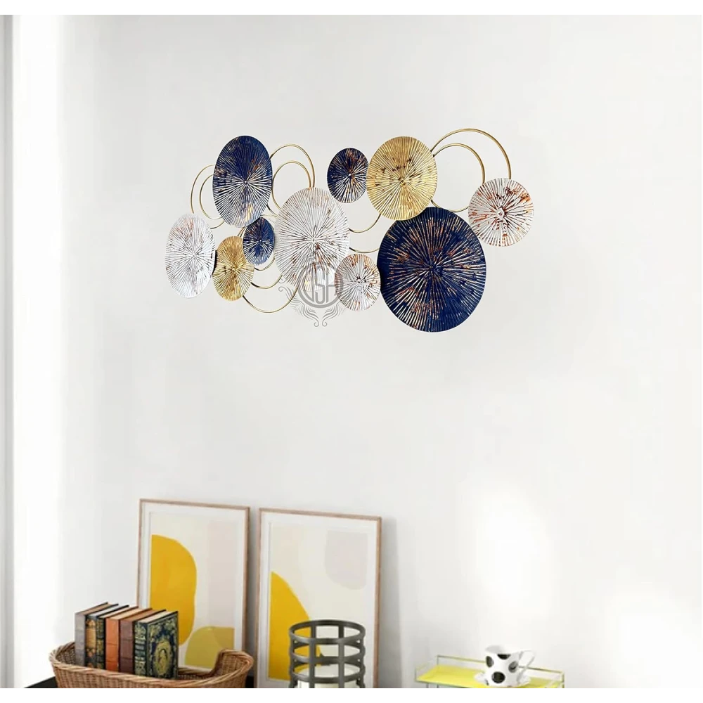 Metal Wall Art Wall Sculpture Wall Hanging Showpiece Perfect For Home.
