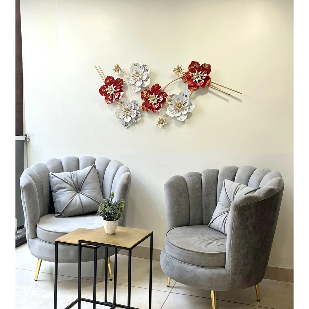 Metal Handcrafted Wall Sculpture wall Art multicolor for Home Decoration.