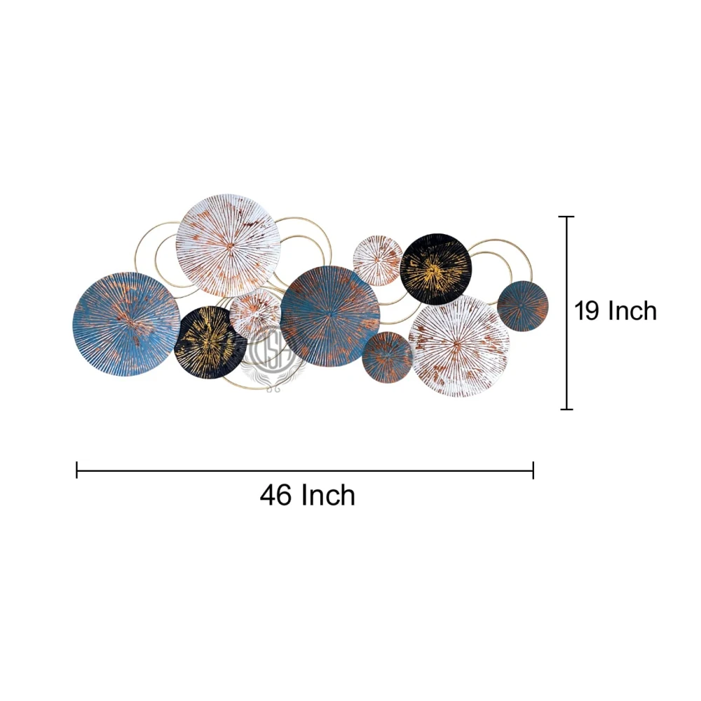 Metal Wall Art Wall Sculpture Wall Hanging Showpiece Perfect For Home and Hotel