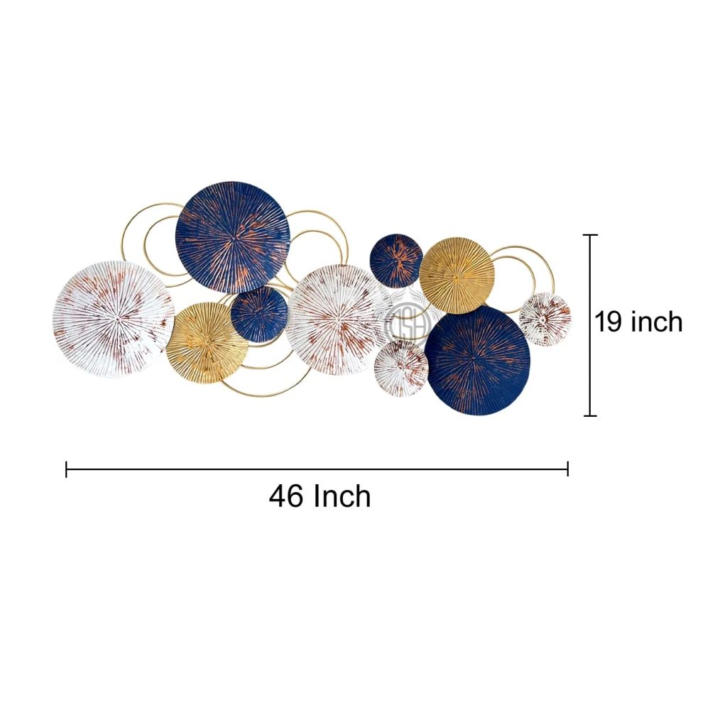 Metal Wall Art Wall Sculpture Wall Hanging Showpiece Perfect For Home.
