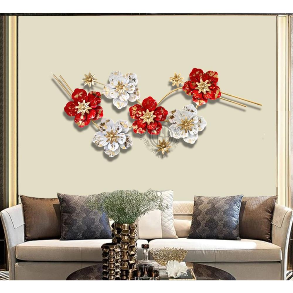 Metal Handcrafted Wall Sculpture wall Art multicolor for Home Decoration.