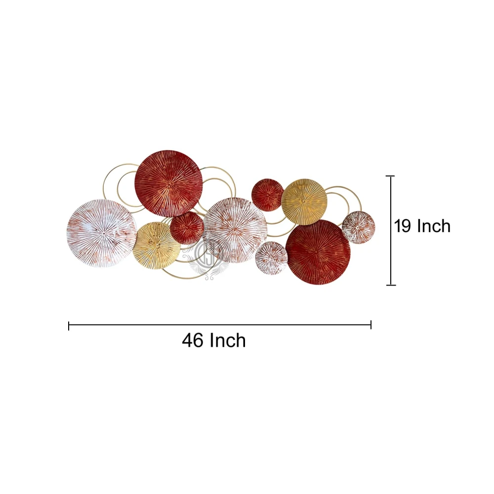 Metal Wall Art Wall Hanging Sculpture Perfect For Home, Hotel,Restaurant