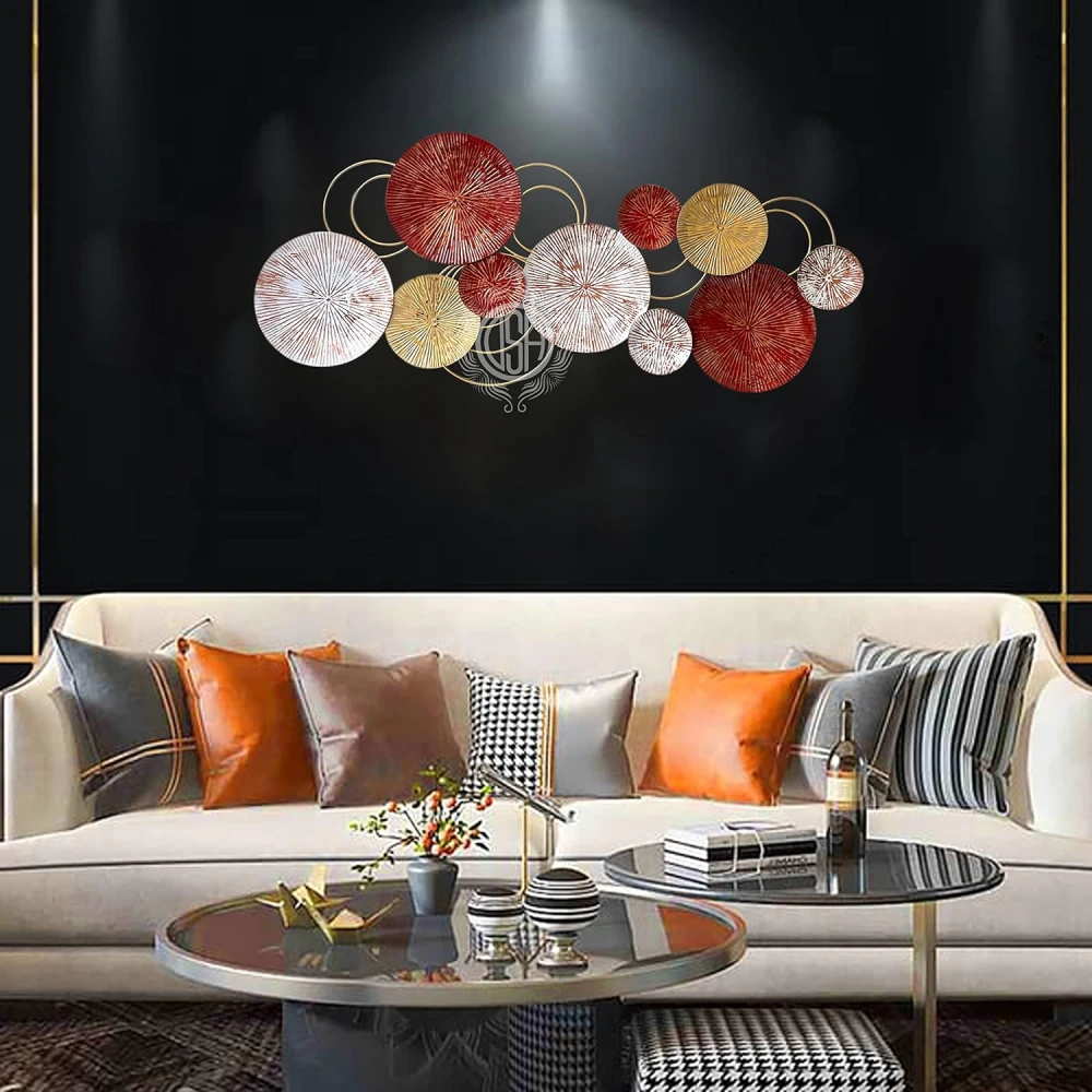 Metal Wall Art Wall Hanging Sculpture Perfect For Home, Hotel,Restaurant
