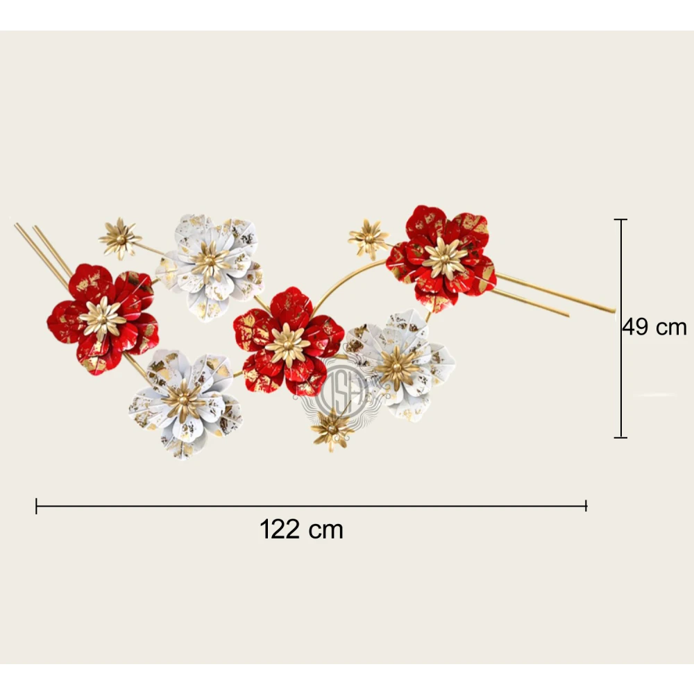 Metal Handcrafted Wall Sculpture wall Art multicolor for Home Decoration.