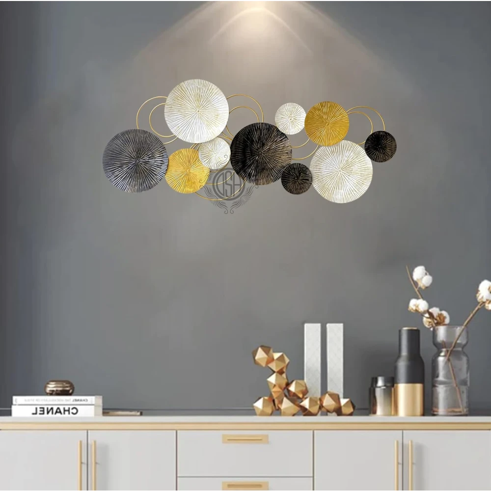 Metal Wall Art Wall Sculpture Wall Hanging Showpiece Perfect For Home & Hotel