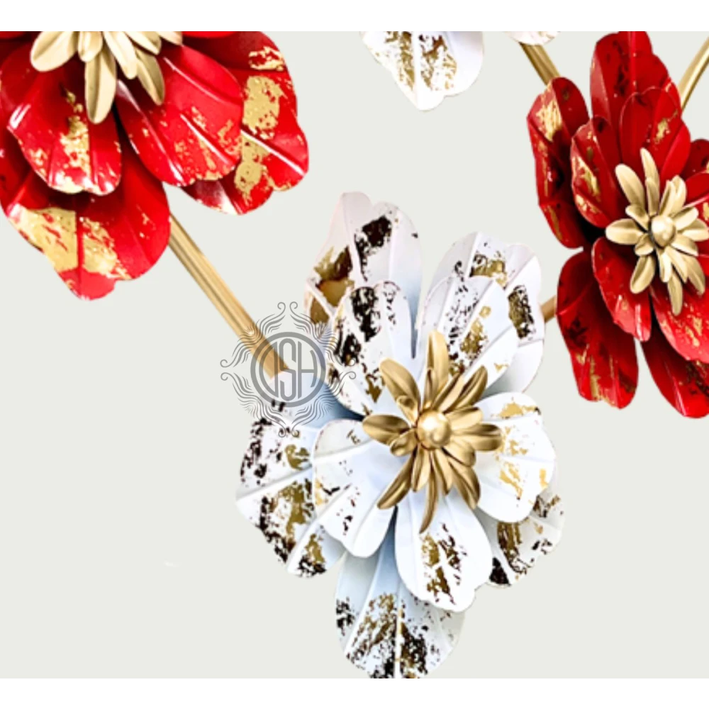 Metal Handcrafted Wall Sculpture wall Art multicolor for Home Decoration.