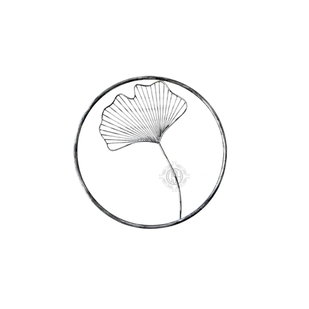 Metal Wall Art Multicolor Decorative Metal Gingko leaf (Set Of 3) Wall Decor