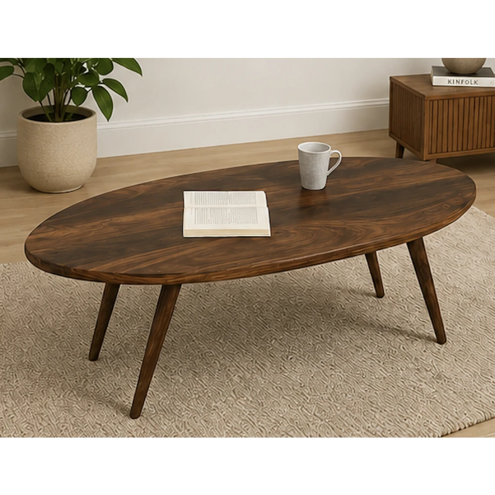 Orchid Homez Madras Wooden Coffee Side Table for Home Decor