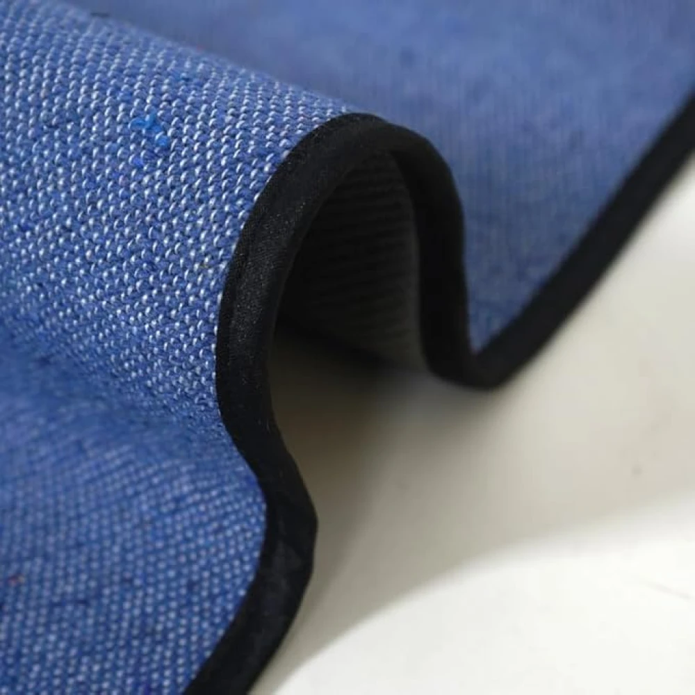 RADECOR 6mm Surya namaskar Yoga Mat With Anti Skid Backing For Women and Men (183cmx61cm) Blue