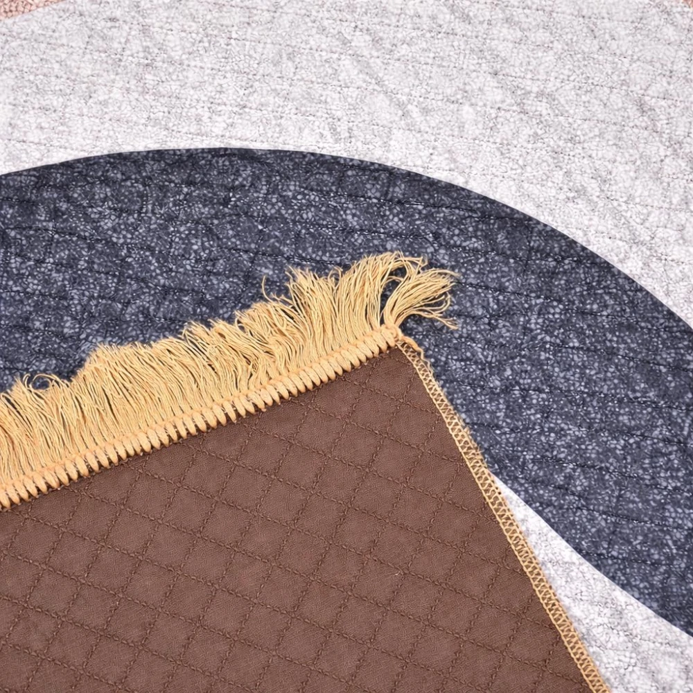 RADECOR Midnight Wave Polyester Carpet | Modern Abstract Wave Design Area Rug | Soft Low-Pile Floor Carpet for Living Room, Bedroom & Office | Non-Washable
