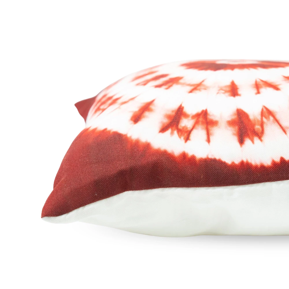RADECOR Tribal Sun Circle Cushion Cover Set of 2 | 16x16 Inches Square Covers | Premium Poly Spun Fabric | Hidden Zipper | Modern Decorative Cushion Covers for Sofa, Living Room & Bedroom