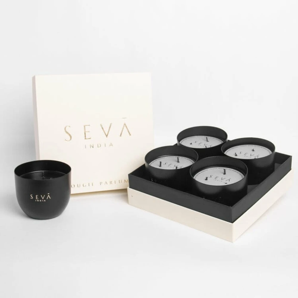 Heirloom Candle – Set of 4 – Noir (Black Edition)