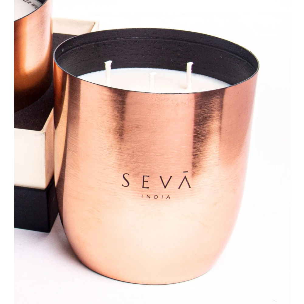 Heirloom Rose Gold Candle – Large | Berries Fragrance