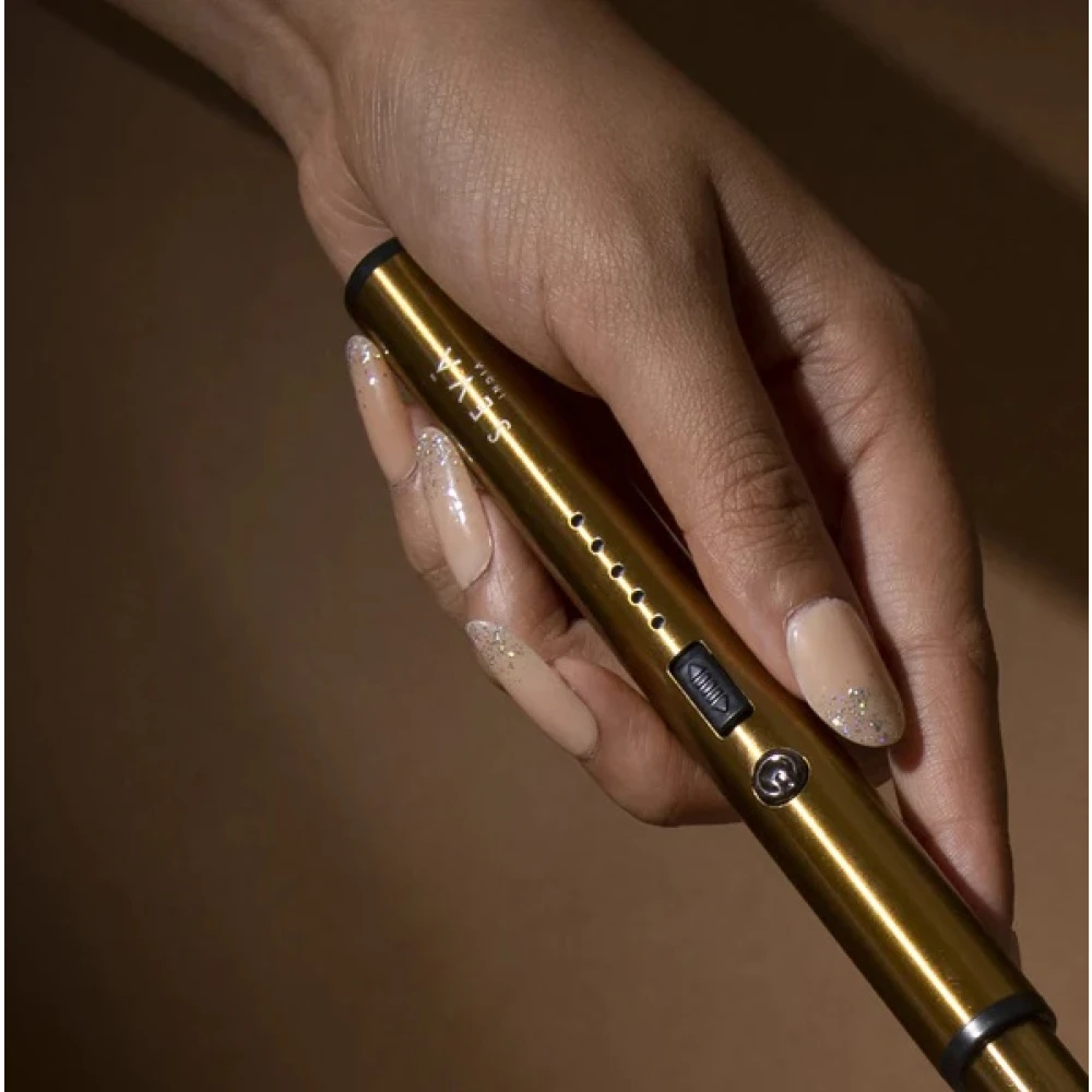 Rechargeable Candle Lighter – Elegant Gold | USB Flameless Design