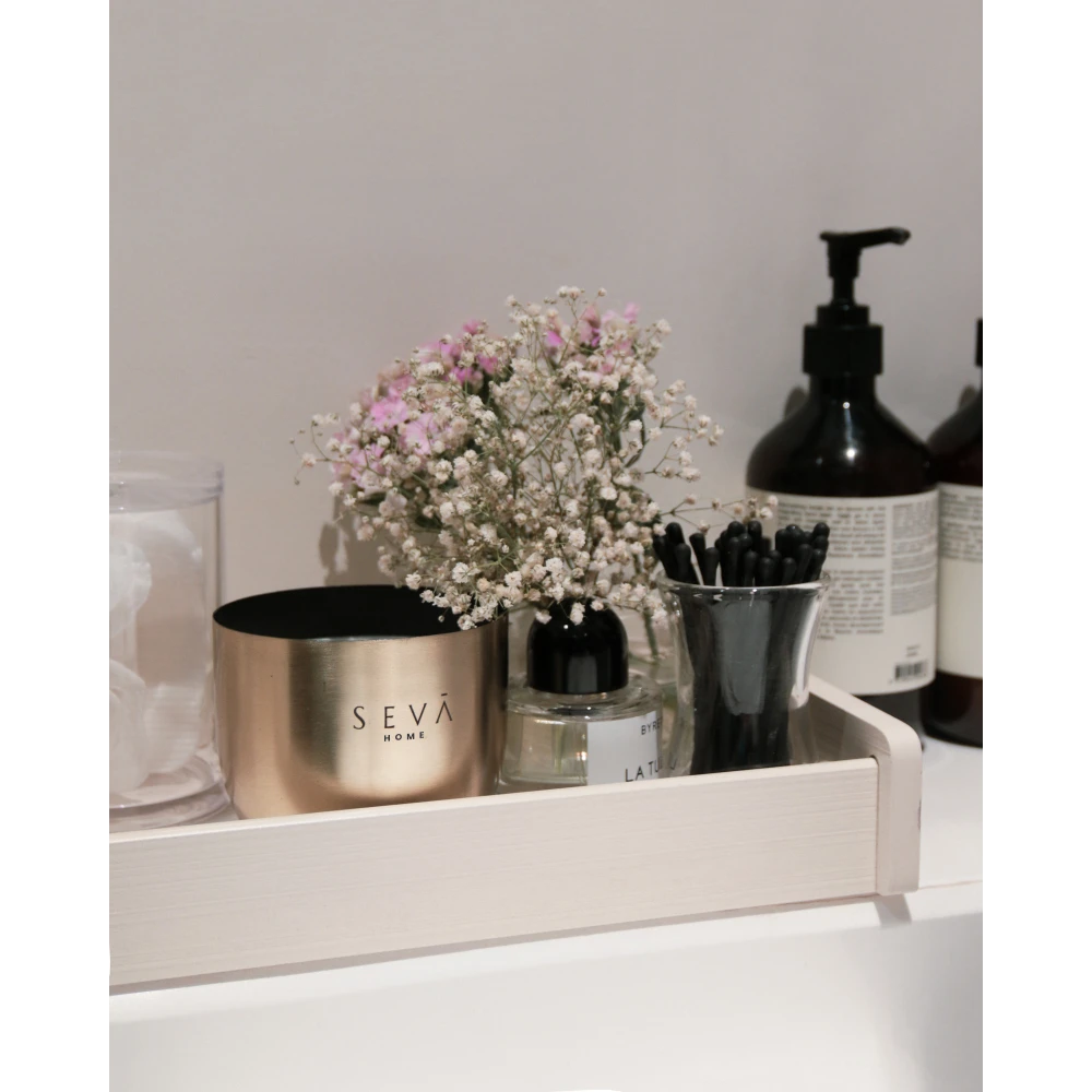 Heirloom Bloom Candle – Classic Gold | Floral Fusion Fragrance